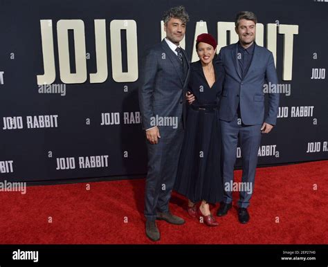 (L-R) Taika Waititi, Chelsea Winstanley, and Carthew Neal at the JOJO ...