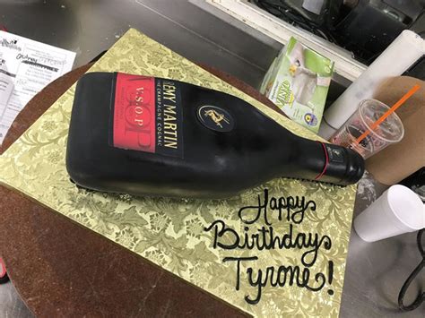 Remy Martin Bottle Cake - Montilio's Bakery