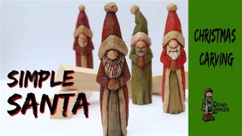 Woodcarving How To : Carve Bob's Simple Santa from a Block of Wood ...