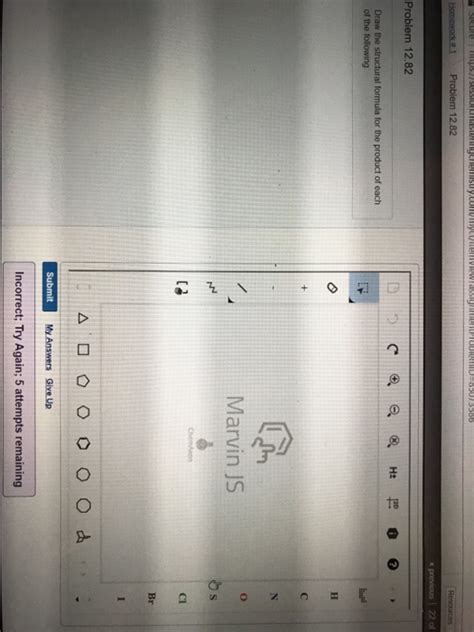 Draw the structural formula for the product of each | Chegg.com