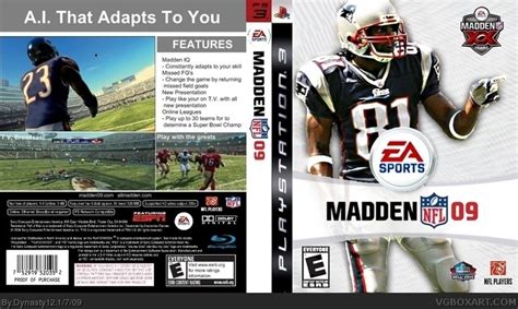 MADDEN 09 PlayStation 3 Box Art Cover by Dynasty12