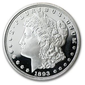 Buy 1 oz Silver Round - 1893-O Morgan Dollar Proof (Replica) | APMEX