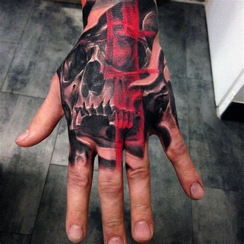 80 Skull Hand Tattoo Designs For Men - Manly Ink Ideas