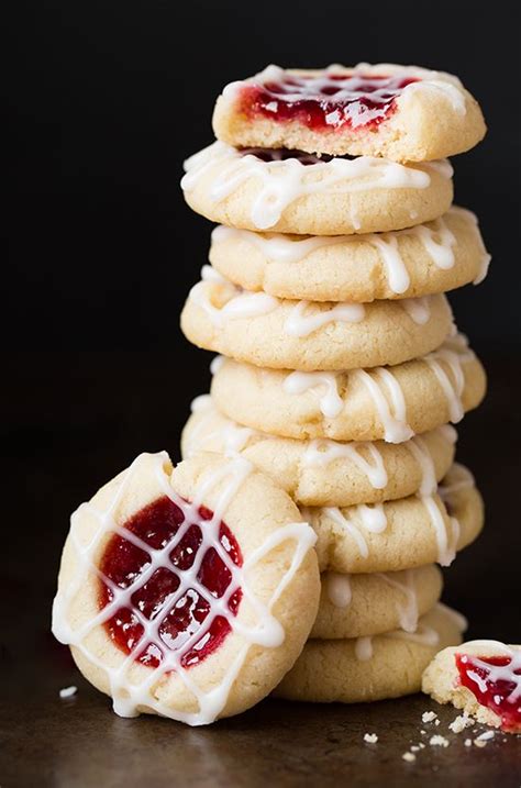 Raspberry Almond Shortbread Thumbprint Cookies | Cooking Classy Best Holiday Cookies, Easy ...