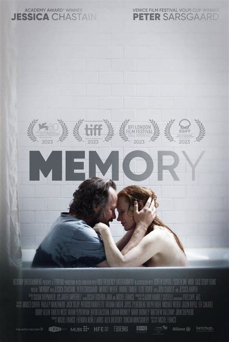 Jessica Chastain and Peter Sarsgaard Get Close in 'Memory' Poster