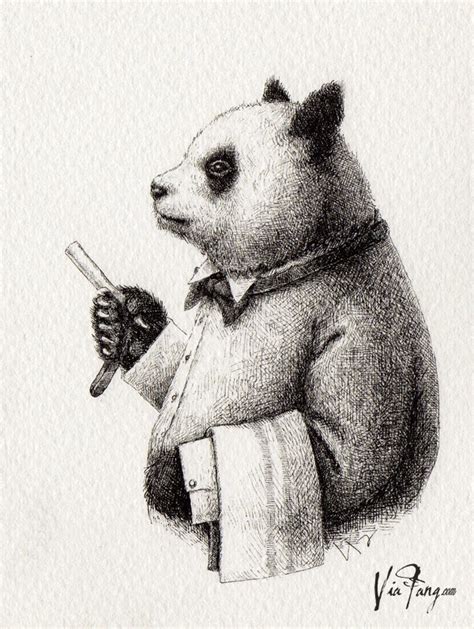 Via Fang Illustration: Panda & Sons menu illustrations