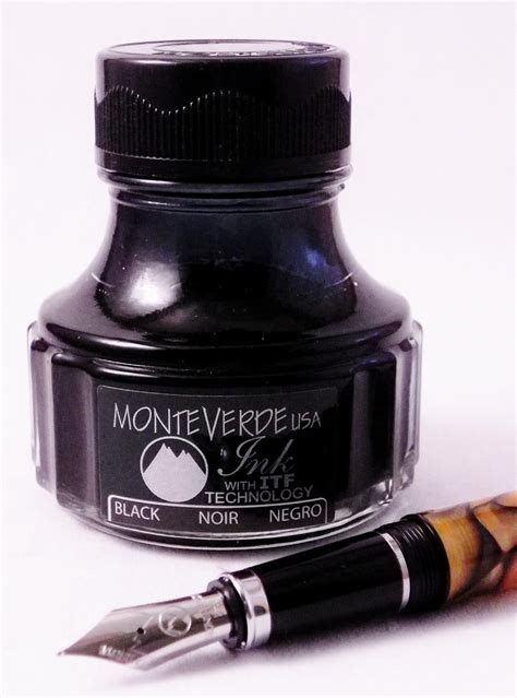 Rogue Journals | Bottle Ink for Monteverde Fountain pens - Black