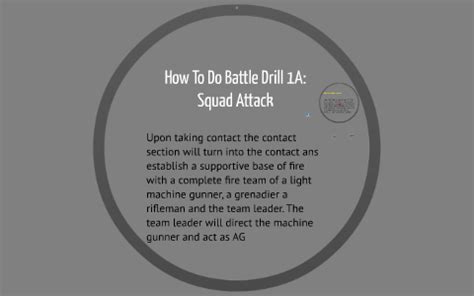 How To Do Battle Drill 1A: Squad Attack by Seth Lewis on Prezi