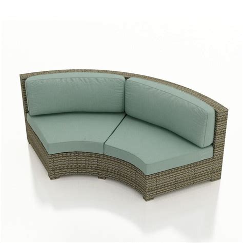 Replacement Cushions For Curved Outdoor Sofa | Baci Living Room
