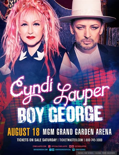 Cindy Lauper & Boy George - Detour Tour - HAFA Design