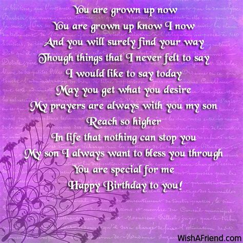 Son Birthday Poems - Page 3