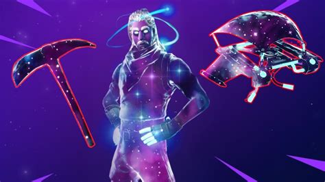 🔴 Fortnite NEW Galaxy Skin Pickaxe & Glider!! (Fortnitemares Gameplay ...