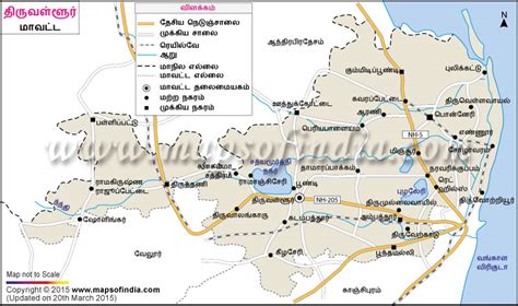 Thiruvallur District Map