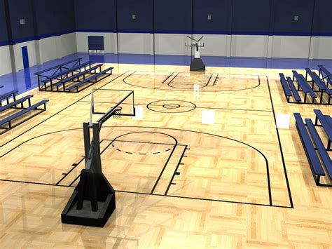 Basketball Court Background HD | PixelsTalk.Net