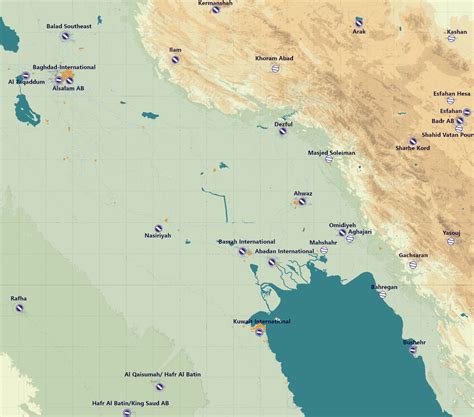 My trial at creating a "Desert Storm" map. : r/hoggit