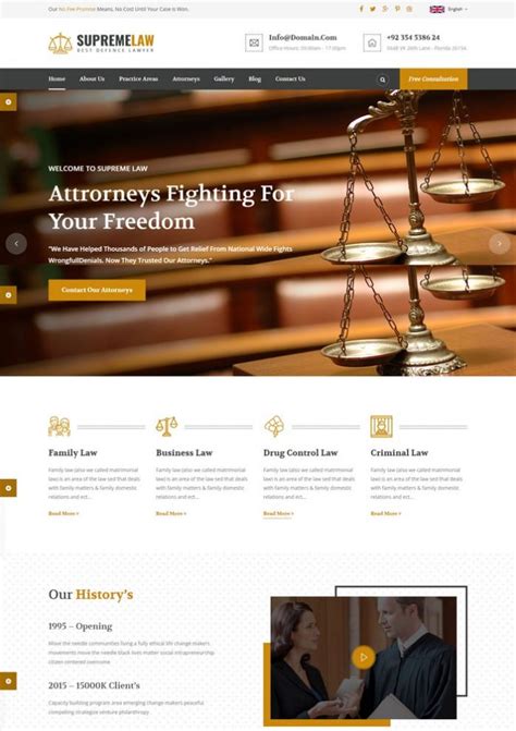 40 Best Law Firm Website Templates 2024 - Templatefor