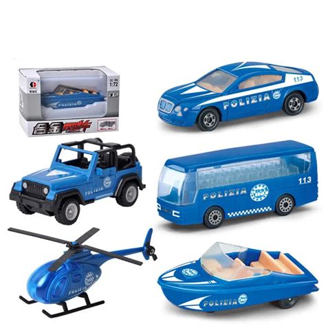 LeadingStar Mini Blue Sliding Alloy Vehicle Series Modeling Toy for Kids Boys Toy Vehicles car ...