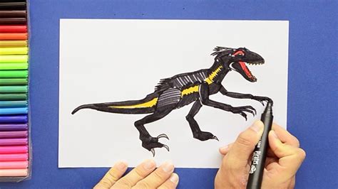 Como Dibujar Al Indoraptor How To Draw Indoraptor Youtube Images And ...