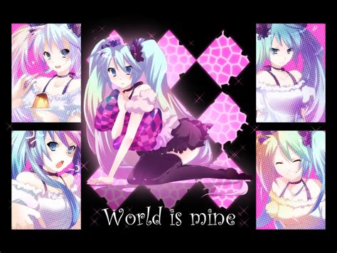 hatsune miku kurohara yuu vocaloid world is mine (vocaloid) | konachan.com - Konachan.com Anime ...