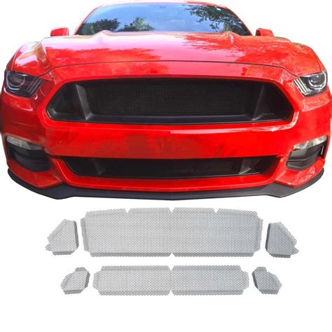 2015-2017 Ford Mustang GT Mesh Grill Insert kit by customcargrills