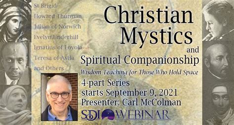 Christian Mystics and Spiritual Companionship – Wisdom Teaching for Those Who Hold Space - SDI ...