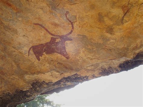 Indian Rock Art - The Chaturbhujnath Nala Rock Art Site in India