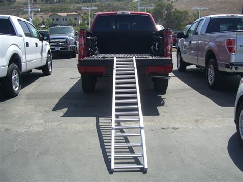 ReadyRamp Compact Bed Extender / Ramp Black 90" Open 50" on Truck ...