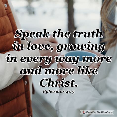 8 Wise & Helpful Ways to Speak the Truth in Love - Counting My Blessings