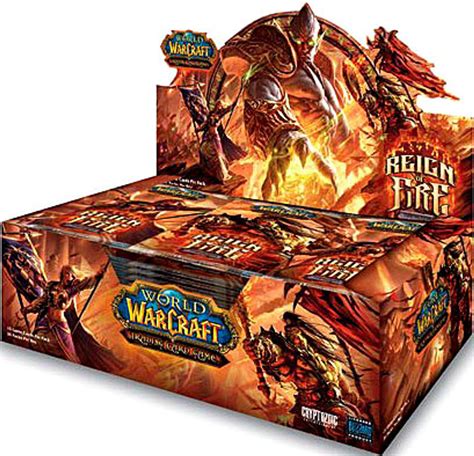 World of Warcraft Trading Card Game Reign of Fire Booster Box 36 Packs ...