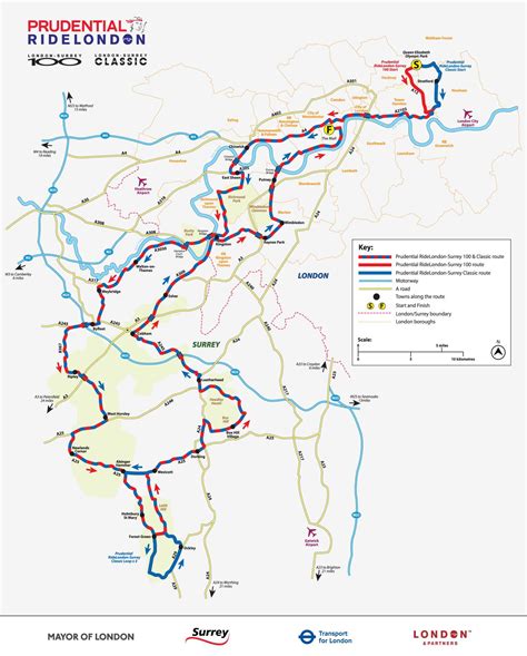 The route for the Ride London-Surrey 100 and Classic cycling events | Surrey News