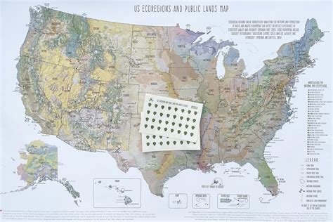 National Park Poster National Park Map Public Lands - Etsy