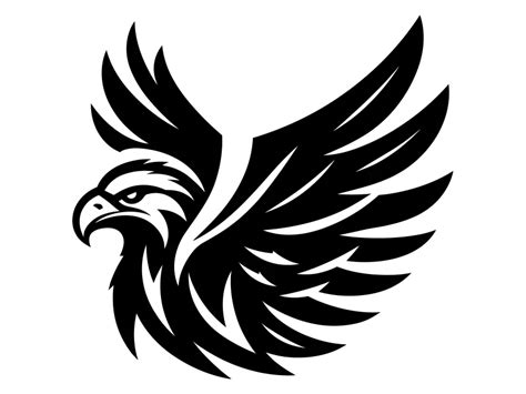 Black Eagle Logo Template PNG vector in SVG, PDF, AI, CDR format