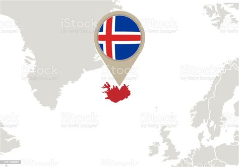 Iceland On Europe Map Stock Illustration - Download Image Now ...