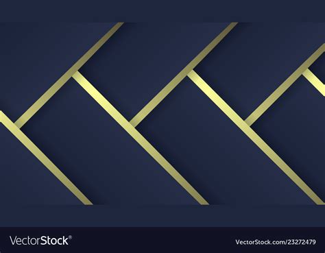 Luxury patterns dark blue and gold gradient Vector Image