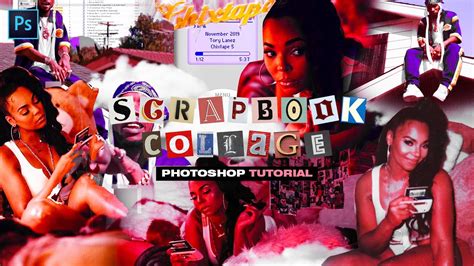 Scrapbook Collage Edit - Adobe Photoshop CC 2020 (Tutorial) - YouTube