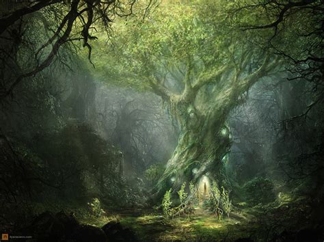 ArtStation - The Lord of The Rings: Radagast Tree House