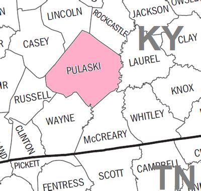 Talk:Pulaski County, Kentucky Genealogy - FamilySearch Wiki