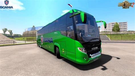 Scania Touring Bus + Interior v 1.5 1.36.x - Allmods.net