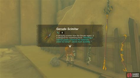 Gerudo Scimitar - The Legend of Zelda: Tears of the Kingdom Database ...