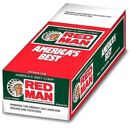 Red Man Chewing Tobacco (3 oz. pouch, 12 ct.) $0.40 Off Per Pouch - Sam's Club