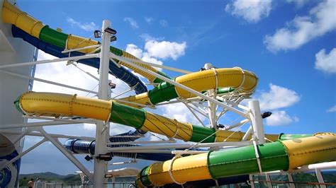 Water Slide on the Adventure of the Seas - YouTube