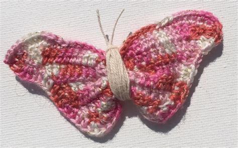 Crochet Butterfly Hair Clip Beginner Pattern Appliques | Etsy