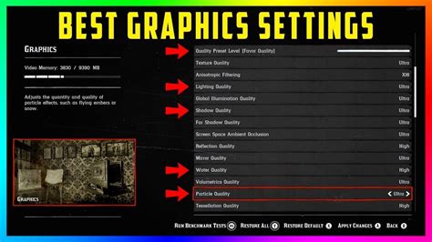 Red Dead Redemption 2 MAX Graphics Settings - Changes You NEED To Make For The BEST Graphics ...