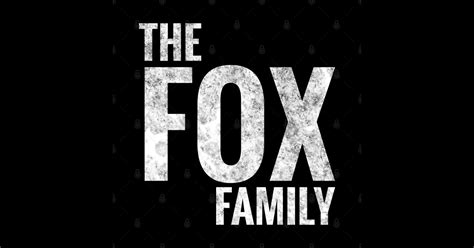 The Fox Family Fox Surname Fox Last name - Fox Family - Sticker | TeePublic