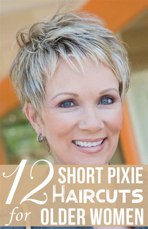 12 Short Pixie Haircuts for Older Women | Short hair styles pixie ...