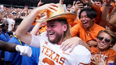 Texas football pounds Oklahoma as Quinn Ewers awes in return - Sports ...