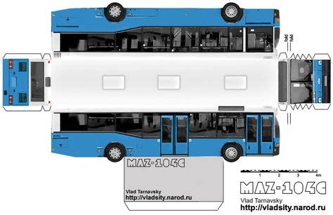 140 Buses ideas | paper models, bus, paper crafts