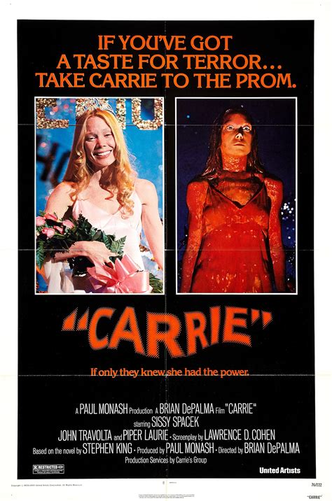 70s Rewind: Brian De Palma's CARRIE, In Pictures And Posters