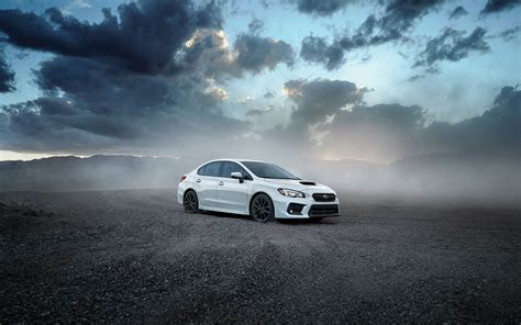 2019 Subaru WRX STI White Color 4k hd wallpaper - Latest Cars 2018-2019