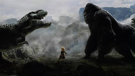 King Kong vs T Rex Fight Scene King Kong 2005 Movie CLIP 1080p 60 FPS ...